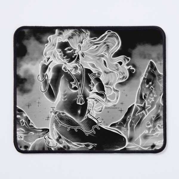 Item preview, mermaid at twilight (dark) designed and sold by Rumcherry Art.