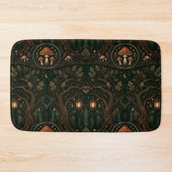 Item preview, Wilderkind Dark Forest Folklore Mushroom Night designed and sold by StickyGuys.