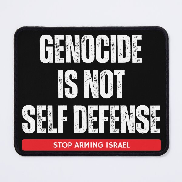 Item preview, Genocide is not Self Defense - Stop Arming Israel Protest - Free Palestine Merch - Free Lebanon designed and sold by Forbidden Merch.