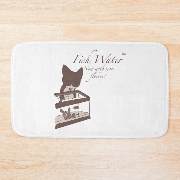 Item preview, Fish Water Now With More Flavor Funny Cat Illustration designed and sold by EnderskunkEmpor.