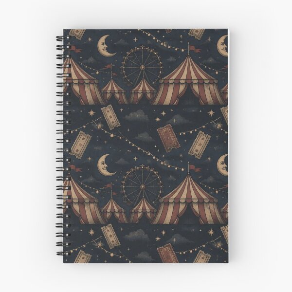 Item preview, Dark Carnival Striped Tent Vintage Circus Night designed and sold by StickyGuys.