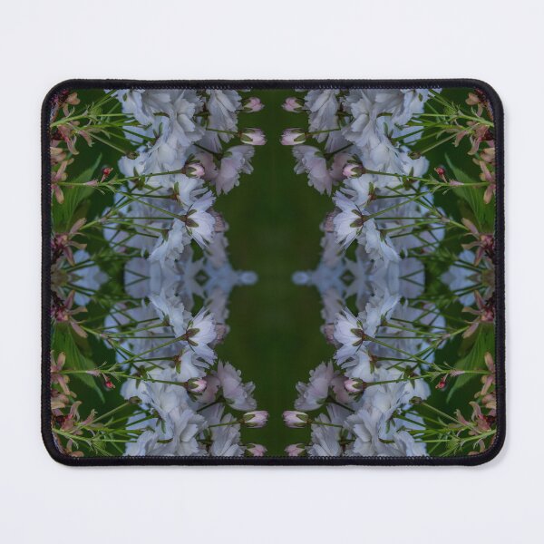 Item preview, Cherry Blossom Kaleidoscope Art — Elegant Symmetrical Sakura Floral Pattern designed and sold by Andrey Yurkevich Art.