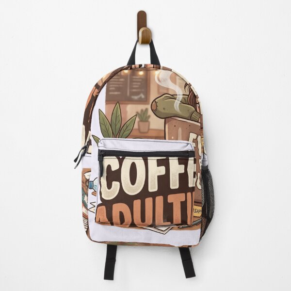 Item preview, Coffee Now Adulting Later Funny Quote designed and sold by pradeepvisuals.