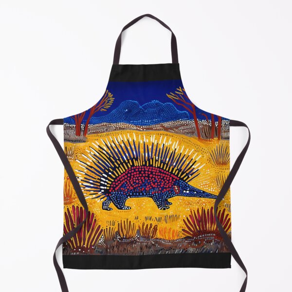 Item preview, Desert Echidna Dot Painting – Australian Outback Wildlife Art designed and sold by ArtisticDesignsbyLinda.