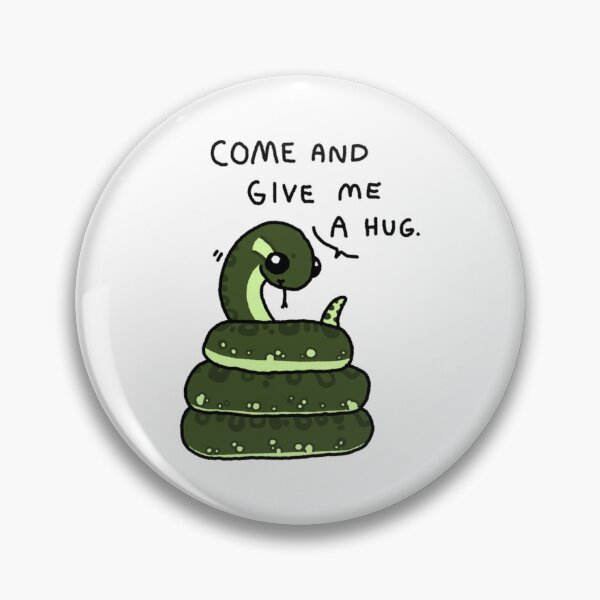 Item preview, Come And Give Me A Hug Funny Anaconda Snake Illustration designed and sold by EnderskunkEmpor.