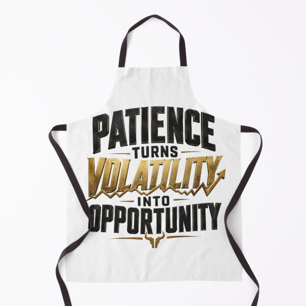 Item preview, Patience Turns Volatility Into Opportunity | Trading Motivation Typography designed and sold by PipForgeStudio .