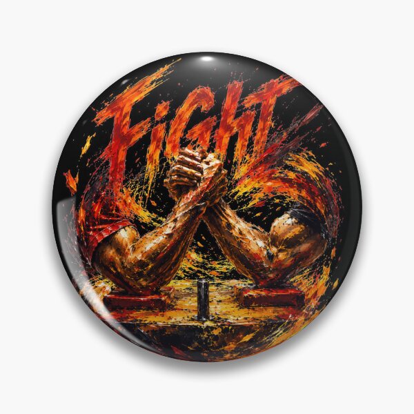 Item preview, Fight Arm wrestling Painted  designed and sold by CoolCrazyQuirky.