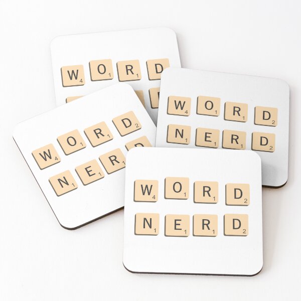 Item preview, Word Nerd - Scrabble Tiles designed and sold by TrueNorthSpirit.
