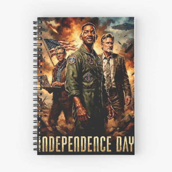Item preview, Independence Day Retro Sci-Fi Action Alien Invasion Tribute Art Movie Poster designed and sold by Art's Diner.