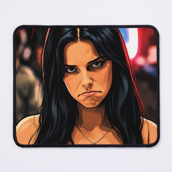 Item preview, India Navarrete's sad face from the horror film Obsession (fan art) designed and sold by PopCultureAndStuff.