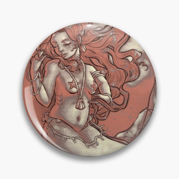 Item preview, mermaid at twilight (faded) designed and sold by Rumcherry Art.
