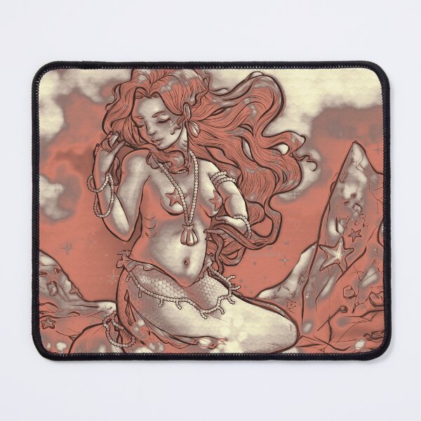 Item preview, mermaid at twilight (faded) designed and sold by Rumcherry Art.