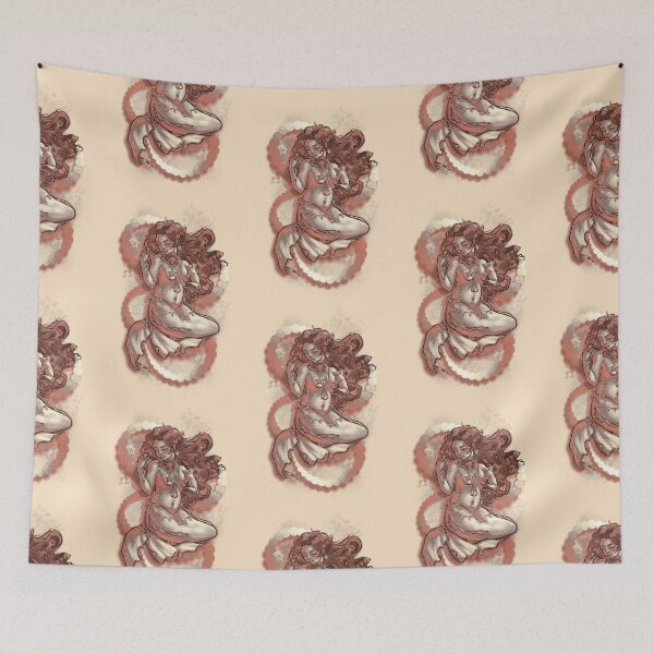 Item preview, mermaid at twilight (faded) designed and sold by Rumcherry Art.