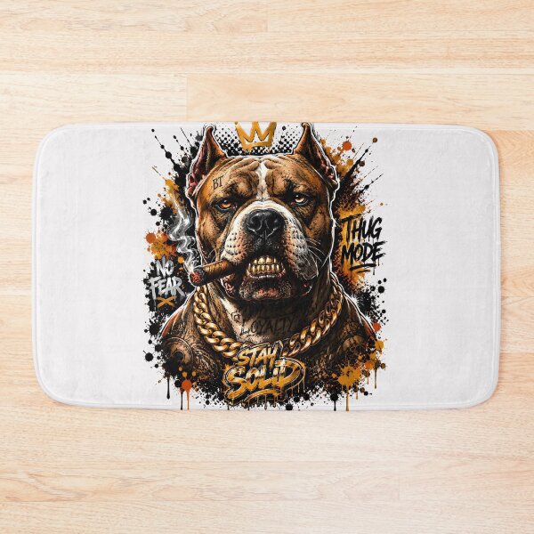 Item preview, Stay Solid Pitbull – Gangster Dog Streetwear Urban Graphic designed and sold by Bizon2910.