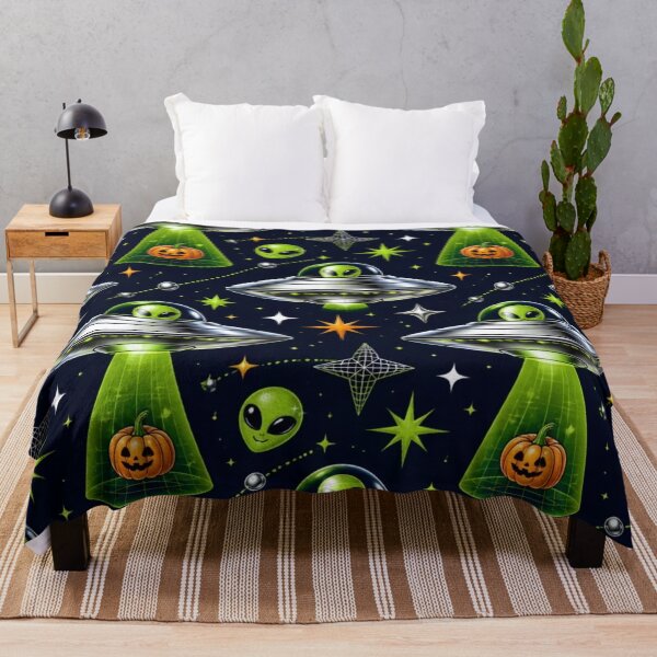 Item preview, Y2K Retro Futuristic UFO Alien Halloween Abduction designed and sold by StickyGuys.