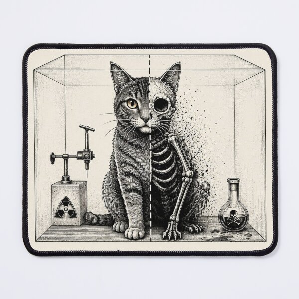 Item preview, Schrödinger's Cat | Physics & Quantum Mechanics Design designed and sold by cosmorastudio.