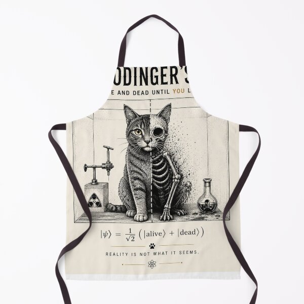 Item preview, Schrödinger's Cat | Physics & Quantum Mechanics Design designed and sold by cosmorastudio.