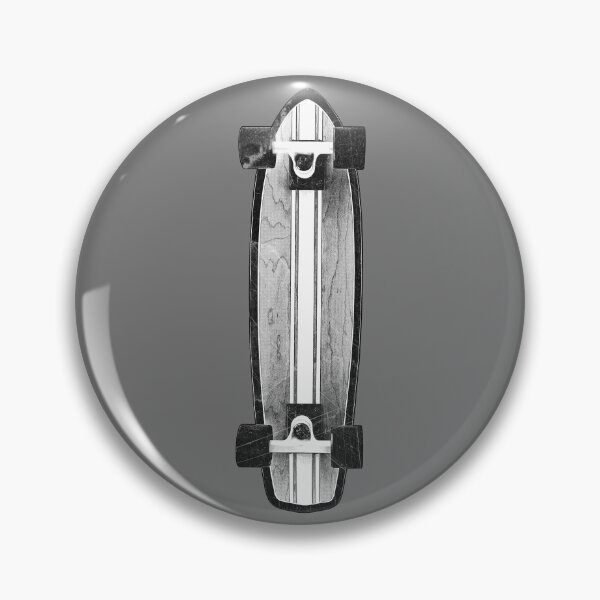 Item preview, Striped Longboard Vintage Skate Etched Illustration Punk Street Art designed and sold by Ghoul Enterprises.