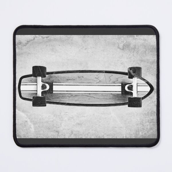 Item preview, Striped Longboard Vintage Skate Etched Illustration Punk Street Art designed and sold by Ghoul Enterprises.