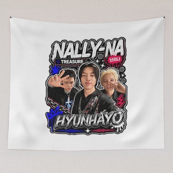 Item preview, TREASURE NALLY-NA Group Chrome Idol Merch Shirt Design designed and sold by Valeree Store.