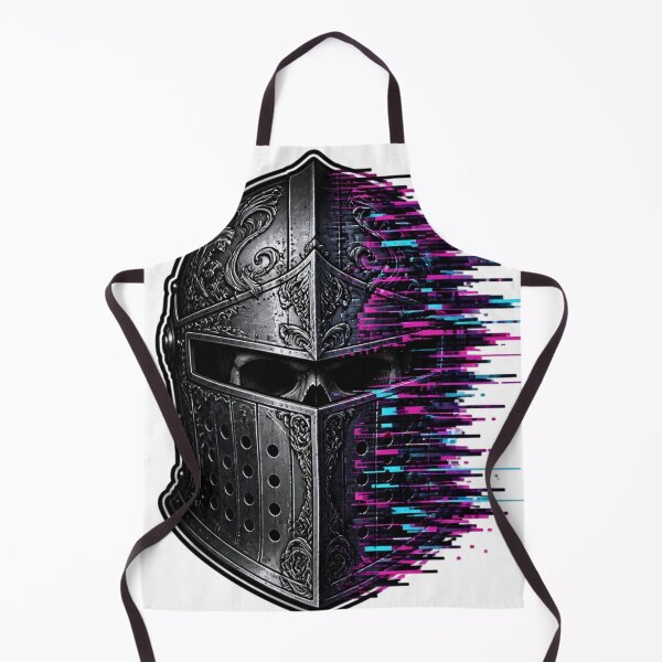 Item preview, Future Medieval Glitch Gothic Knight Skull Helm designed and sold by StickyGuys.