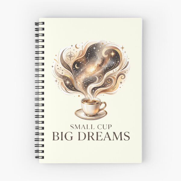 Item preview, Small Cup Big Dreams Coffee Aesthetic designed and sold by pradeepvisuals.