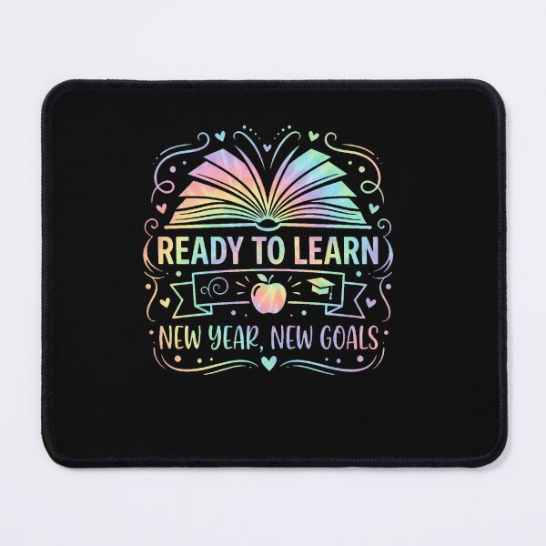 Item preview, Ready To Learn New Year New Goals Tie Dye designed and sold by SiarheiYur.