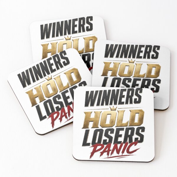 Item preview, Winners Hold Losers Panic | Trading Motivation Quote Typography designed and sold by PipForgeStudio .