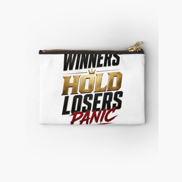 Item preview, Winners Hold Losers Panic | Trading Motivation Quote Typography designed and sold by PipForgeStudio .