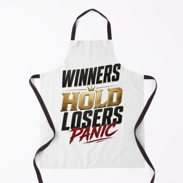 Item preview, Winners Hold Losers Panic | Trading Motivation Quote Typography designed and sold by PipForgeStudio .