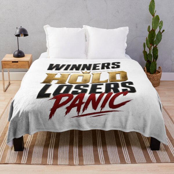 Item preview, Winners Hold Losers Panic | Trading Motivation Quote Typography designed and sold by PipForgeStudio .