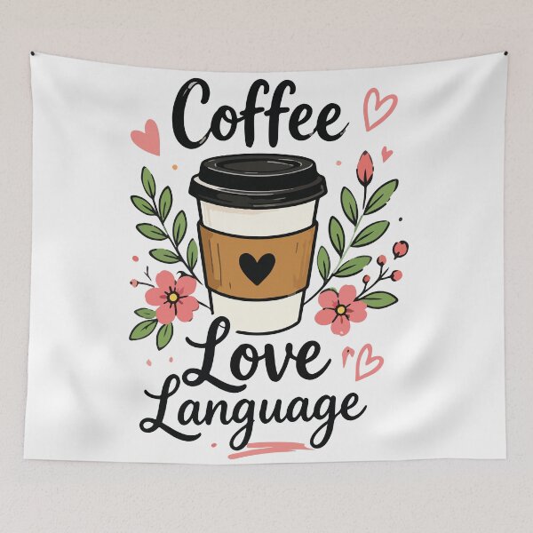 Item preview, Coffee Love Language designed and sold by MouhamedAdel95.
