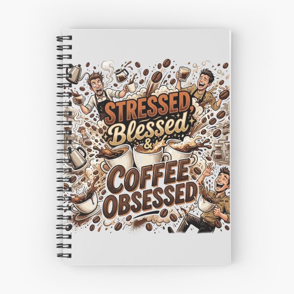 Item preview, Stressed Blessed And Coffee Obsessed designed and sold by pradeepvisuals.
