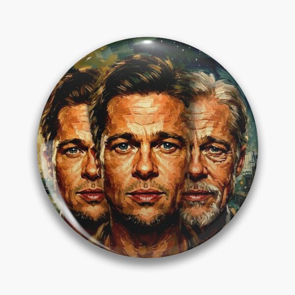 Item preview, The Curious Case of Benjamin Button Retro Fantasy Drama Time Clock Tribute Art Movie Poster designed and sold by Art's Diner.