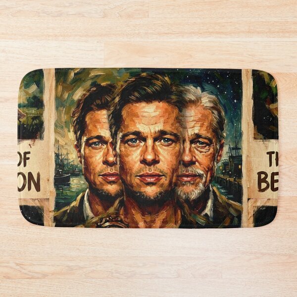 Item preview, The Curious Case of Benjamin Button Retro Fantasy Drama Time Clock Tribute Art Movie Poster designed and sold by Art's Diner.