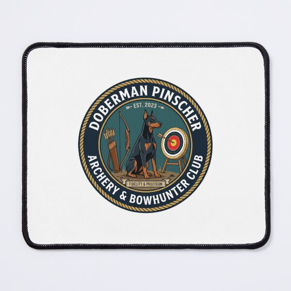 Item preview, Doberman Pinscher Archery Bowhunter Recurve Arrow Target designed and sold by PictoVibe.