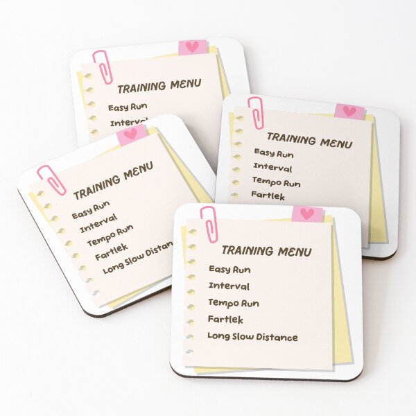 Item preview, Running Training Menu designed and sold by dalciau.