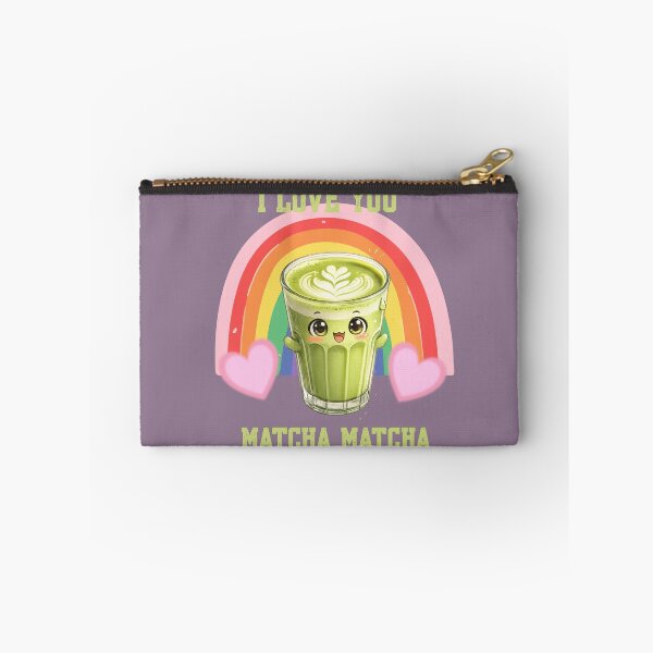 Item preview, Kawaii "I Love You Matcha Matcha" Rainbow Illustration designed and sold by Bluebird Crafted Tee.