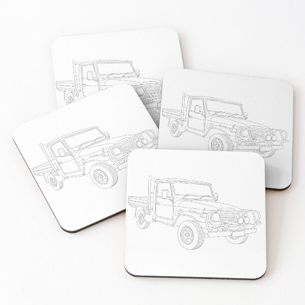 Item preview, Toyota Land Cruiser Pickup Stencil designed and sold by Dimensionality.