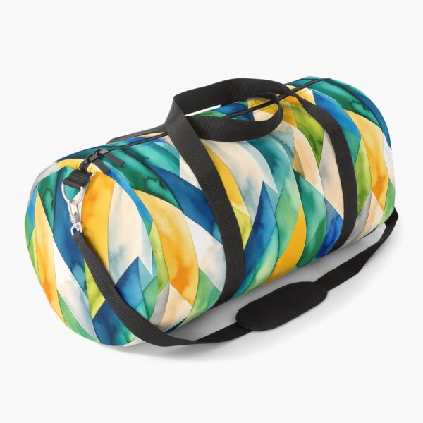 Item preview, Vibrant Watercolor Geometric Abstract Pattern designed and sold by zenjiinspired.