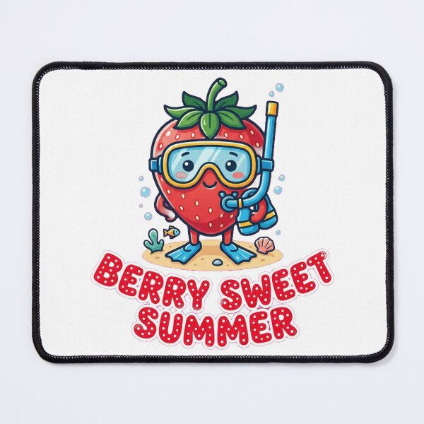 Item preview, Berry Sweet Summer Funny Summer Strawberry Tee designed and sold by 7Four1 Designs.