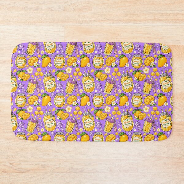 Item preview, Mango Spark Drink Seamless Pattern designed and sold by KJackArtwork.