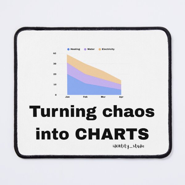 Item preview, Turning Chaos Into Charts - Funny Data Analyst  designed and sold by Identity Studio.