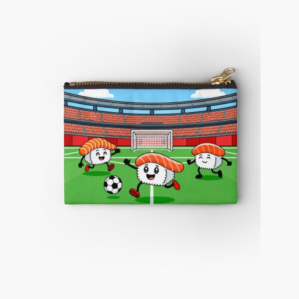 Artikelvorschau, Drei niedliche Sushi-Fußballer im Stadion entworfen und verkauft von rolfzogg.