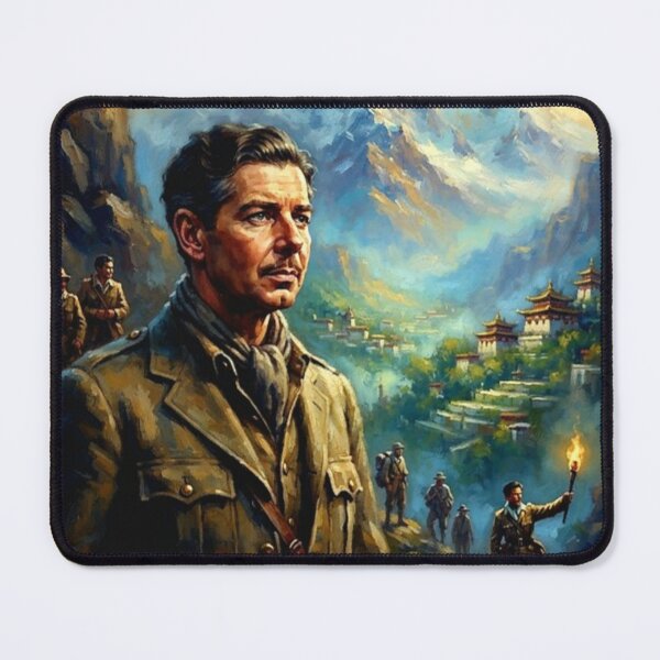 Item preview, Lost Horizon Retro Adventure Drama Shangri-La Mountain Valley Tribute Art Movie Poster designed and sold by Art's Diner.