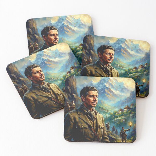 Item preview, Lost Horizon Retro Adventure Drama Shangri-La Mountain Valley Tribute Art Movie Poster designed and sold by Art's Diner.