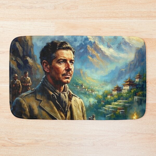 Item preview, Lost Horizon Retro Adventure Drama Shangri-La Mountain Valley Tribute Art Movie Poster designed and sold by Art's Diner.