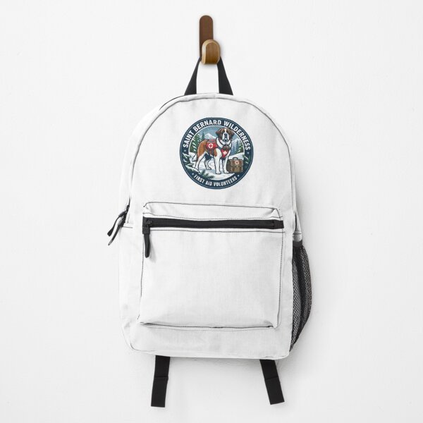 Item preview, Saint Bernard Wilderness First Aid Rescue Emergency Volunteer designed and sold by PictoVibe.