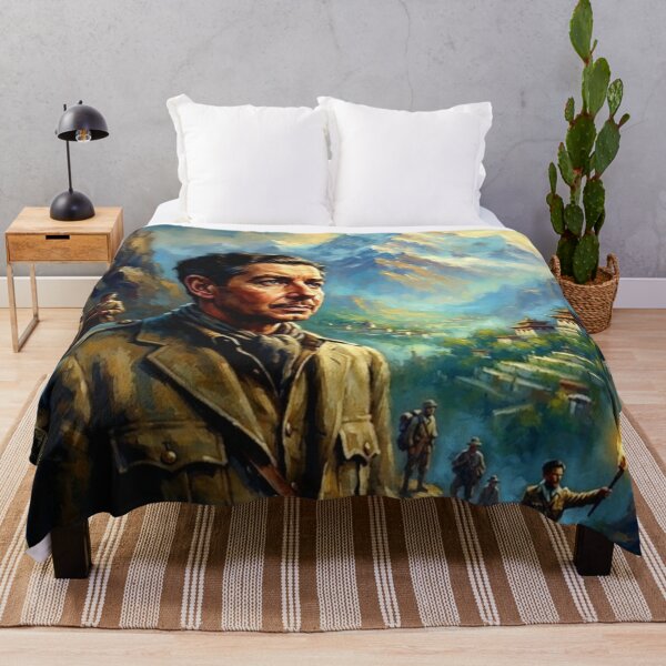 Item preview, Lost Horizon Retro Adventure Drama Shangri-La Mountain Valley Tribute Art Movie Poster designed and sold by Art's Diner.