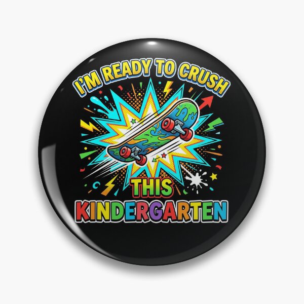 Item preview, Ready To Crush Kindergarten Skateboard Comic Pop Art designed and sold by SiarheiYur.